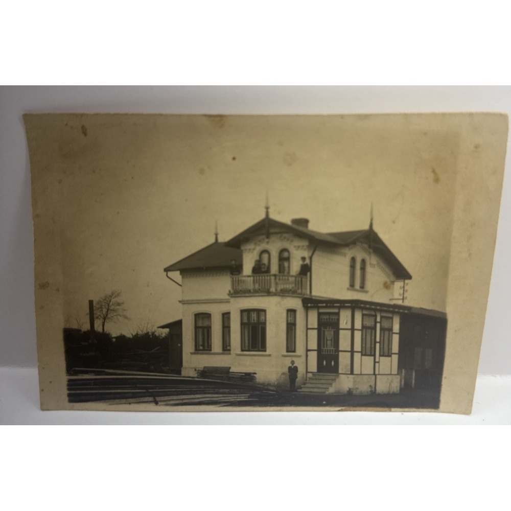 Vintage 1920's Klein Süntor Holstein Walz Inn Photo German RPPC Architecture